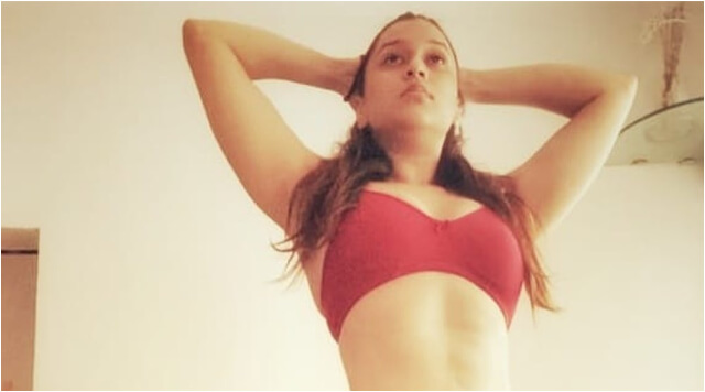 Mannara Chopra Flaunting Sexy Curves In These Clicks.