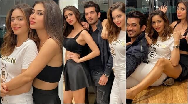 Mouni Roy Reunited With Besties Aamna Sharif And Arjun Bijlani. Pictures Inside...