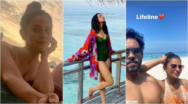 Rakul Preet Singh's Sexy Swimsuit Pictures From The Maldives Are Raising Temperature On Instagram.