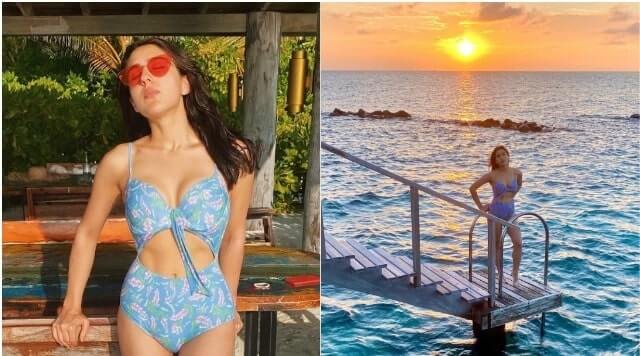 Sara Ali Khan Soaring Temperatures High With Her Sexy Bikini Looks From Maldives.