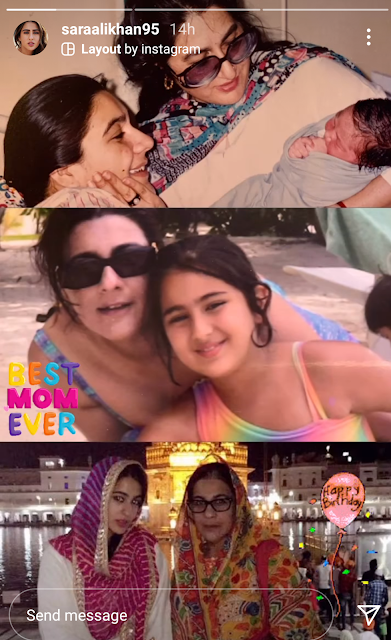 Sara Ali Khan Wishes Amrita Singh On Her Birthday By Sharing Adorable Pictures.