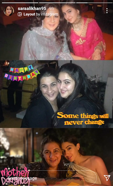 Sara Ali Khan Wishes Amrita Singh On Her Birthday By Sharing Adorable Pictures.