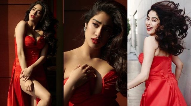 Janhvi Kapoor Knows How To Rock In A Glamorous Red Hot Look. See Pictures.