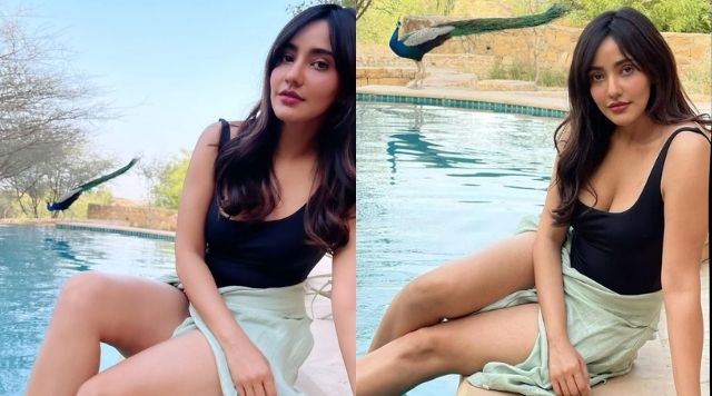 Neha Sharma Chilling Out With Peacocks In the Lap Of Nature.