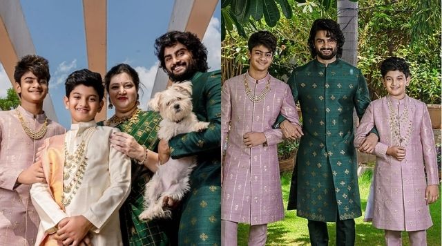 Sudheer Babu's Family Pictures From His Son's Dhoti Ceremony Making Rounds On the Internet.
