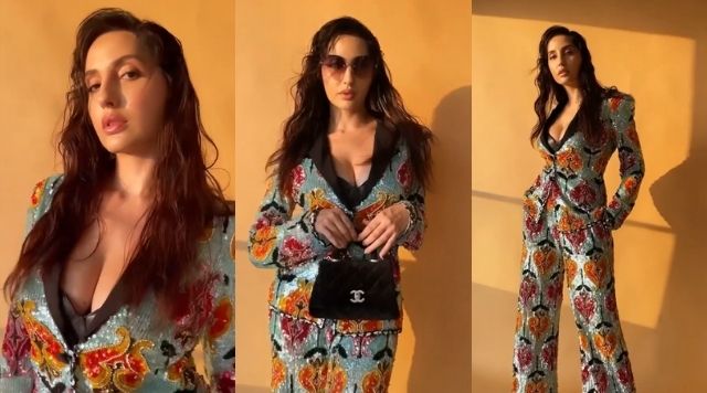 Nora Fatehi Shows Off Her Transition From A Casual Look To A Party Ready Look. See Video