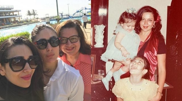 Kareena Kapoor Khan And Karisma Kapoor Shared Pictures Of Their Mother To Wish Her On Mother's Day.