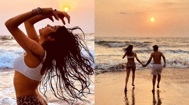 Janhvi Kapoor Beats The Heat With Her Bikini Look, Shares Stunning Sunset Pictures From Her Beach Outing.