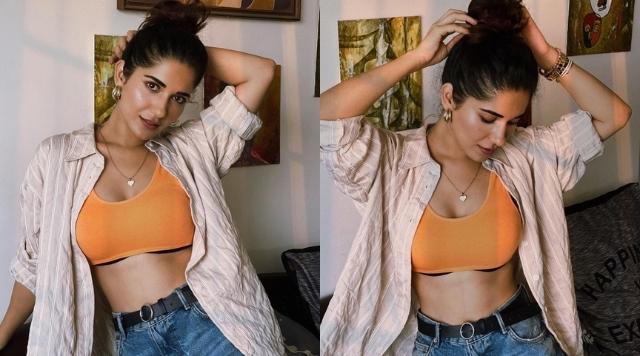 Ruhani Sharma Looks Breathtaking In Bedroom Cosy Pictures.