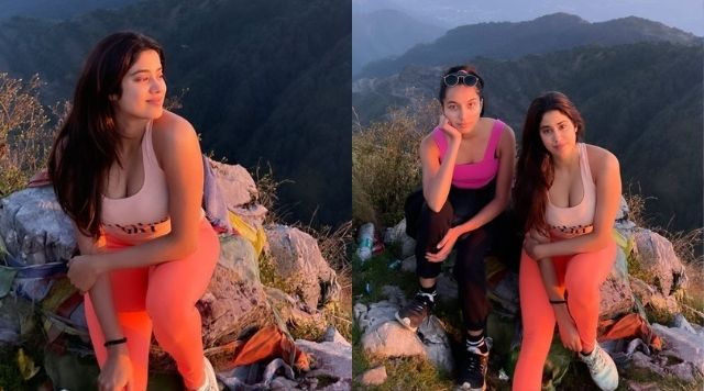Janhvi Kapoor Enjoying The Beautiful Sunset View; Drops Breathtaking Pictures From The Hill Top.