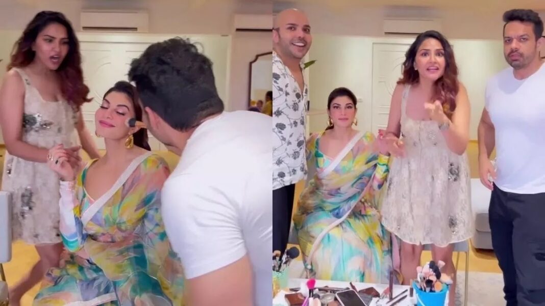 Gaurav Taneja Does Makeup For Jacqueline Fernandez, Wife Ritu Rathee Taneja Says 'I'm Supposed To Be Her'. See Funny Video!