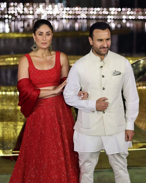 Kareena Kapoor and Saif Ali Khan at NMACC in Mumbai