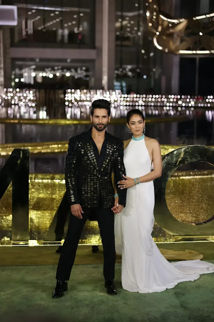 Mira Rajput and Shahid Kapor at NMACC in Mumbai