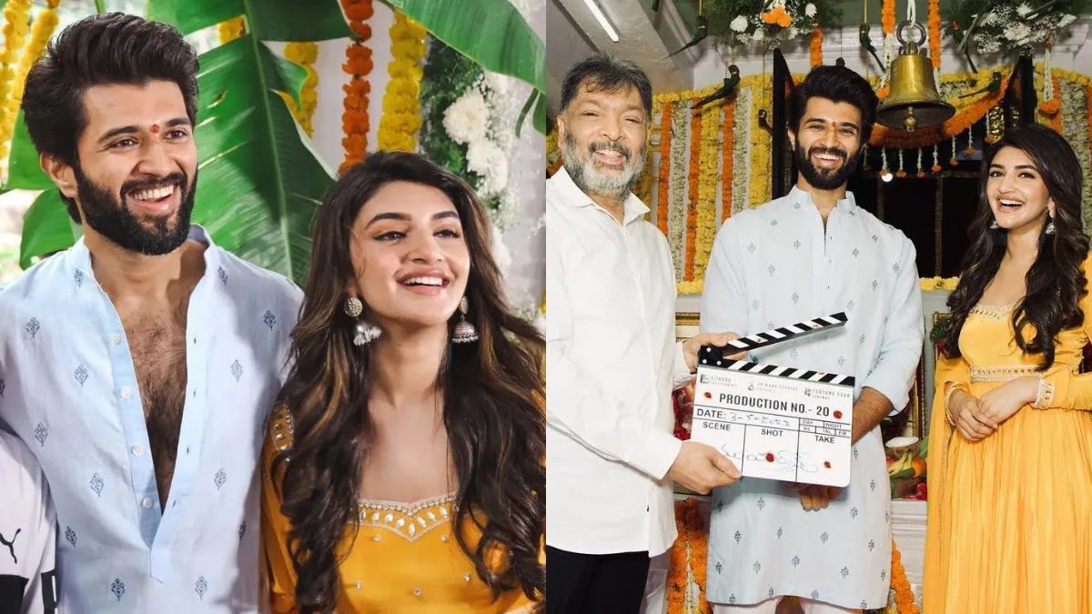 Vijay Deverakonda And Sreeleela Pair Up For Gowtham Tinnanuri's Next. See Muhurtham Puja Pictures!