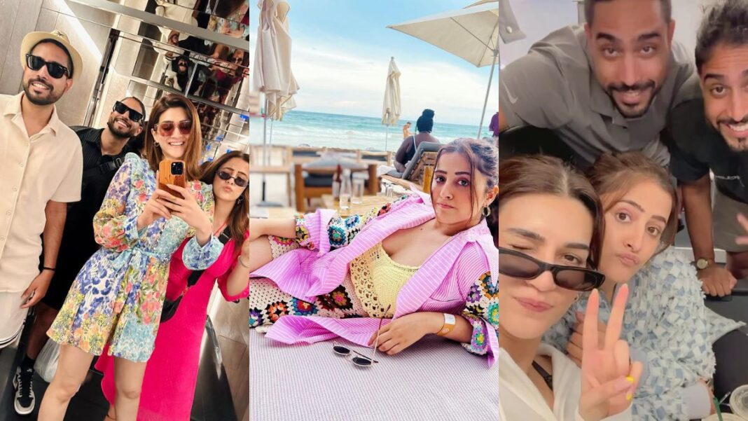Kriti Sanon And Nupur Sanon Share Vacation Pictures With Cousins.