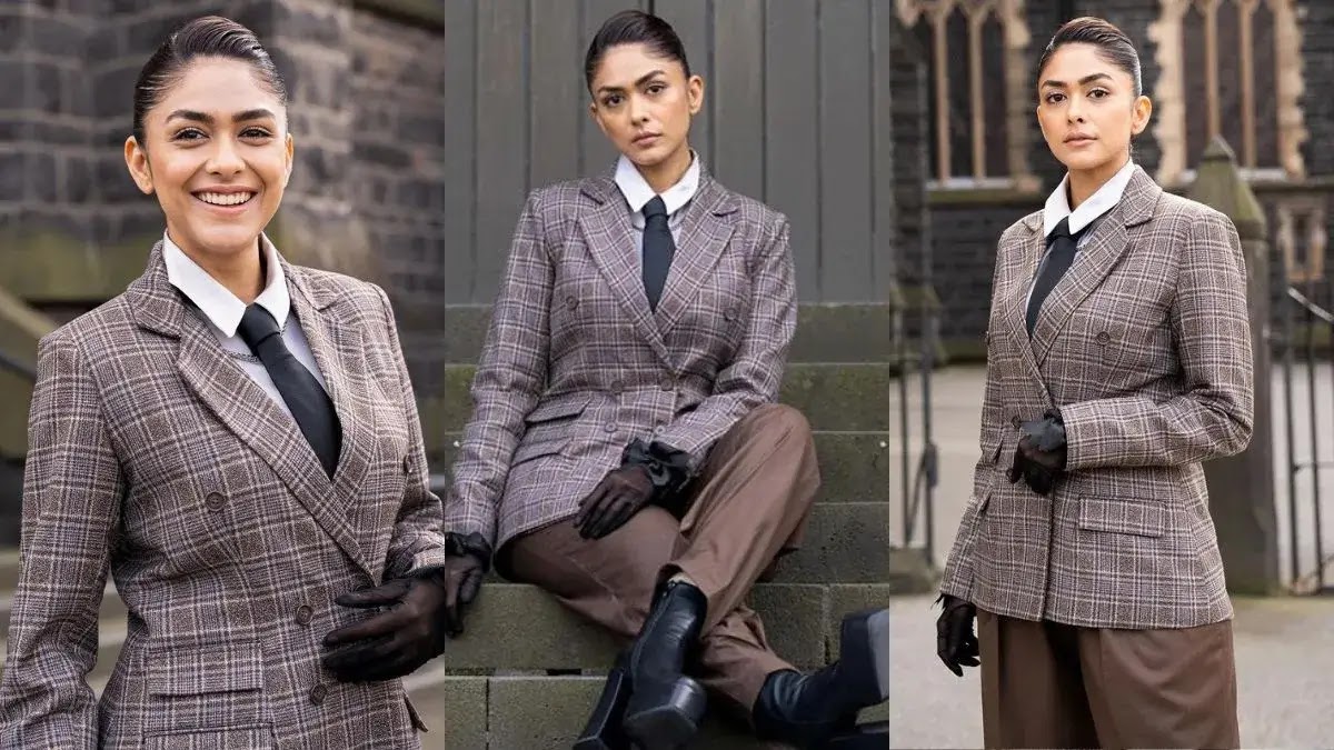 Mrunal Thakur Is A Head-Turner In This Stunning Suit. Check Out Pictures!