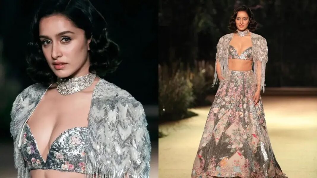 Shraddha Kapoor ramp walk in designer outfit at India Couture Week