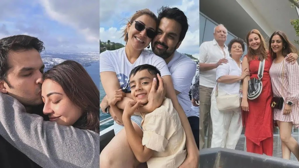 Kajal Aggarwal Shares Cute Pictures With Family On Valentine's Day.