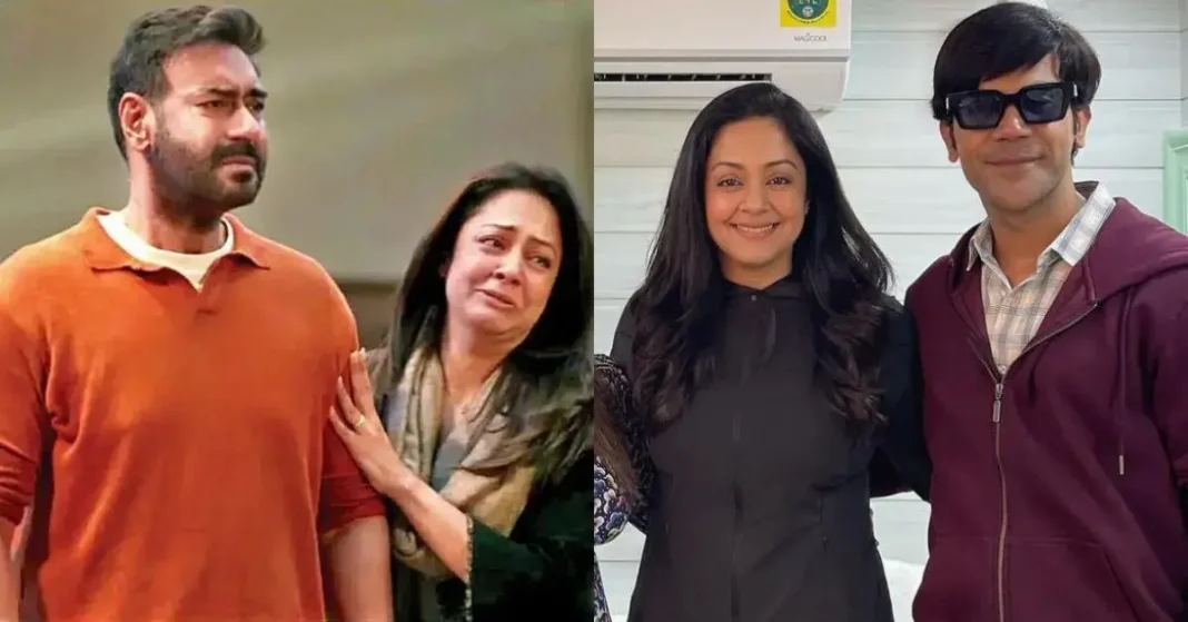 Jyotika with Ajay Devgn in Shaitaan and Rajkummar Rao In Srikanth