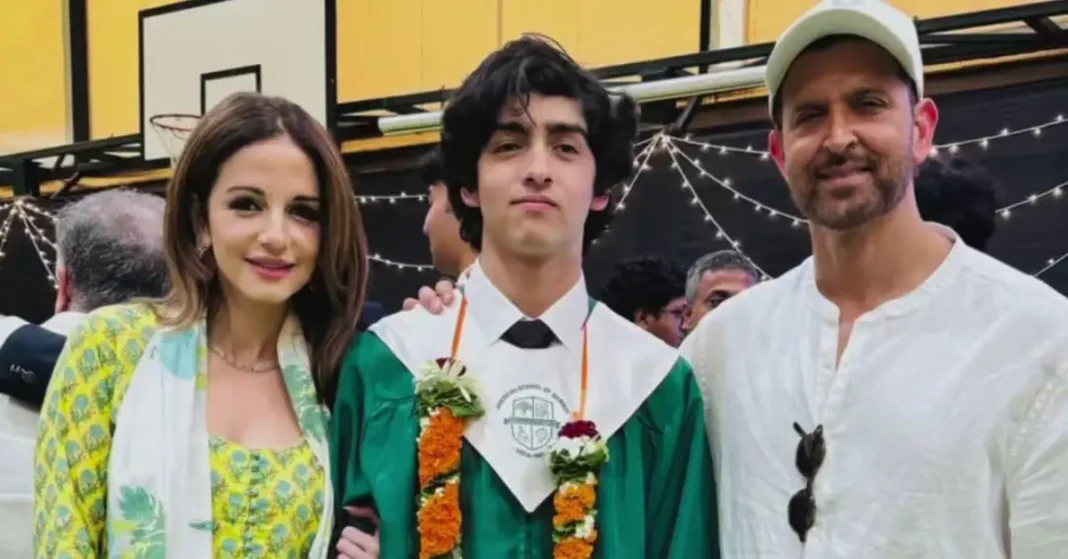 Proud Parents Hrithik Roshan and Sussanne Khan with Hrehaan Roshan