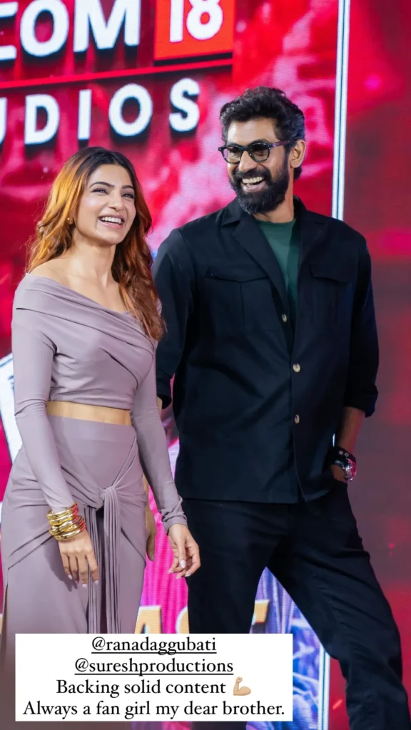 Samantha Rana Daggubati at Jigra event