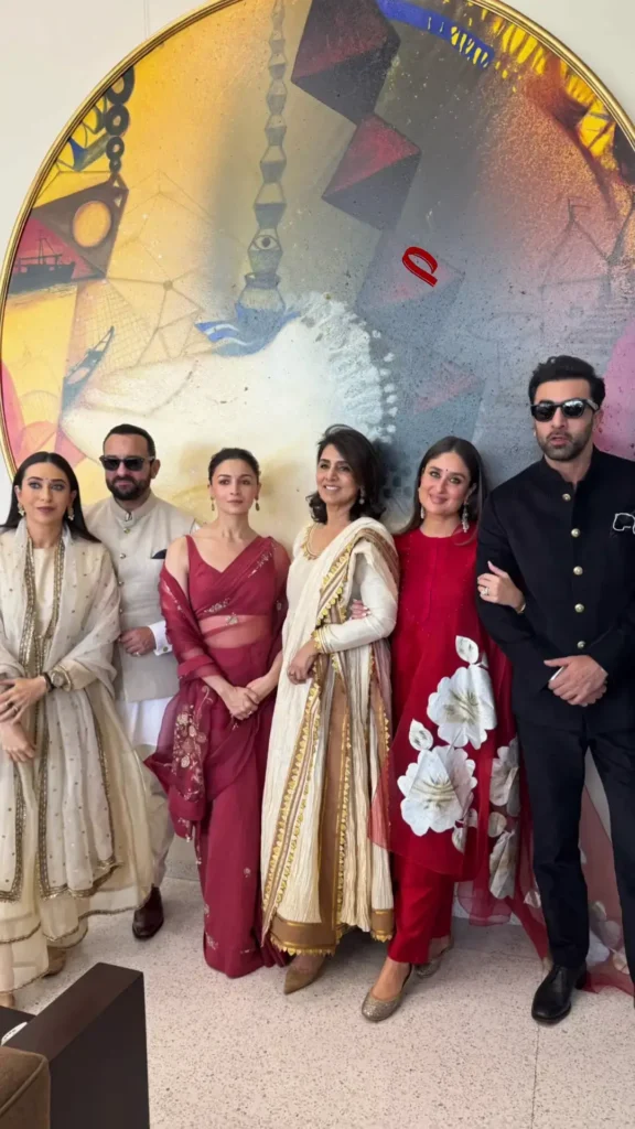 Kapoor family at PM Residence